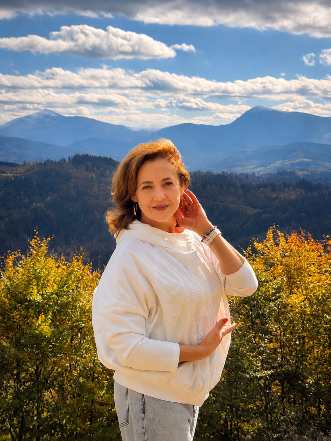 Liudmyla 53 Kyiv   Ukraine Cherche un homme pour une vie de couple heureuse